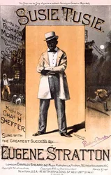 A „Susie Tusie” kotta első borítója, Richard Morton szavai, C. H. Sheffer zenéje (színes litó)