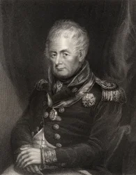 William Carnegie admirális, Henry Cook metszete, a National Portrait Gallery III. kötetéből, megjelent 1835 körül