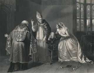 Erzsébet királynő és York hercege. III. Richárd király, 1870