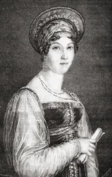 Mademoiselle Mars, La Plante metszete, Louis Blanc (1811-82) "Histoire de la Revolution Francaise" című művéből