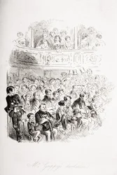 Mr. Guppy pusztasága, Charles Dickens (1812-70) „Bleak House” című művéből készült illusztráció, 1853-ban megjelent