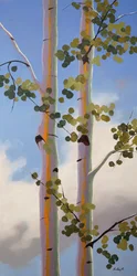 Aloft, 2024 körül (olaj, vászon)