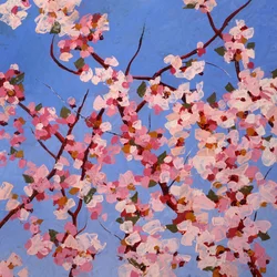 Fleur de Joie II, 2023 körül (olaj, masonit)