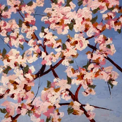 Fleurs de Joie, 2022 körül (olaj, tábla)