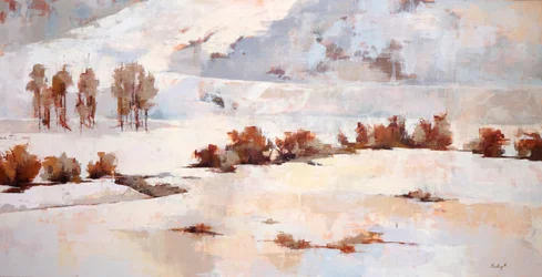Fűzfák I., 2011 körül (olaj, vászon)