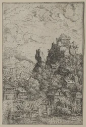 Táj kastélyral, 1553.