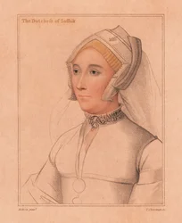 Catherine Brandon, Suffolk hercegnője, 1812 (metszet)