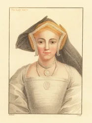 Frances Howard, Surrey grófnője, 1812 (metszet)