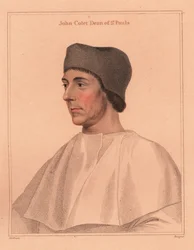 John Colet, a Szent Pál-székesegyház dékánja, 1812 (metszet)