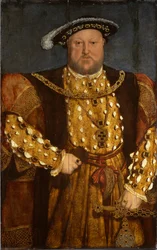 Henrik király portréja (olaj, fa)