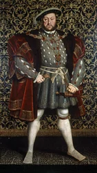 Henrik király portréja, 1557 után (olaj, fatábla)