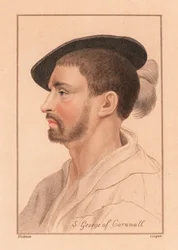 Simon George of Quocoute, Cornwall, 1812 (metszet)