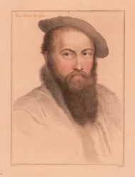 Sir Thomas Wyatt, angol nagykövet és költő, 1812 (metszet)