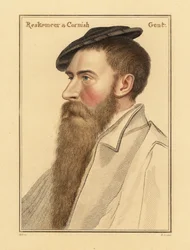William Reskimer, VIII. Henrik király udvarmestere. ,1812 (metszet)