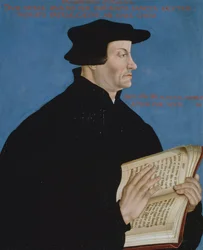 Huldrych Zwingli (1848-1531) portréja