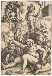 A részeg Bacchus, kb. 1520.