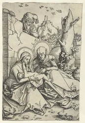 Mária és gyermeke Annával és Józseffel Anna te Drieën és Joseph