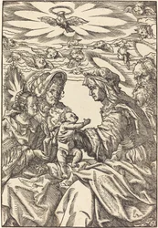 A Szent Család Szent Annával és Szent Joachimmal