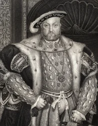 VIII. Henrik király (1491-1547) portréja a "Lodge