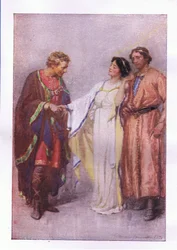 Hogy mondod? A foglyom vagy a vendégem? (The Winters Tale), a George Harrap & Co Ltd. által kiadott Shakespeare teljes műveiből, 1920-as évek