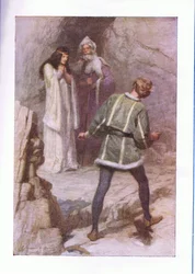 Mi a T? egy szellem? (The Tempest), Shakespeare teljes műveiből, amelyet a George Harrap & Co Ltd adott ki, 1920-as évek