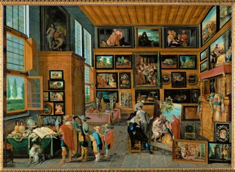 Művészeti galéria (festmény tölgyfára)