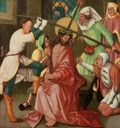 Krisztus szidalma, 1510-30 körül (olaj, tábla)