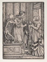 A grófnő, A haláltáncból, kb. 1526, megjelent 1538.
