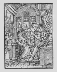 Az apáca, A haláltáncból, kb. 1526, megjelent 1538.