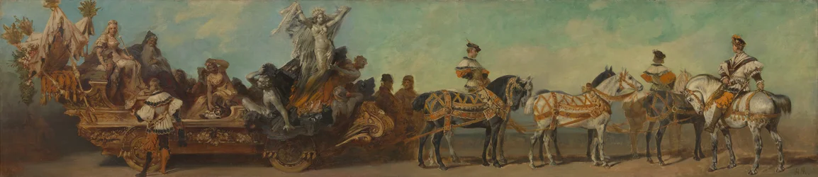 Terv az 1879-es ünnepi felvonuláshoz - Bányászat