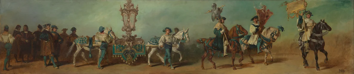 Terv az 1879-es ünnepi menethez - A bádogosok