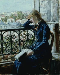 Az ablaknál, 1881