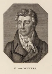 Peter von Winter zeneszerző portréja 1754-1825 , c. 1830.