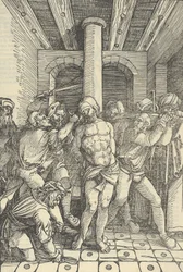 Megkorbácsolt Krisztus, Urunk Jézus Krisztus szenvedésének tükréből, 1507