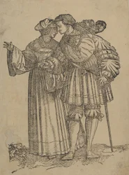 Táncoló pár IV, a The Wedding Dancers-ből.