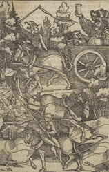 A részeg ember szekéren a pokolba vezető úton, Hymmelwagentől a ki él…, 1517.