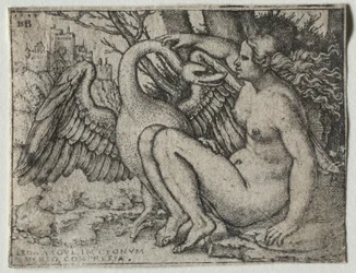 Léda és a hattyú, 1548.