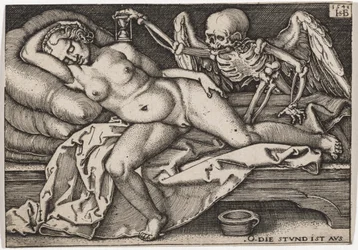 Alvó lány és a Halál, 1548