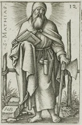 Szent Mátyás, 12. tábla A tizenkét apostolból