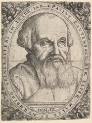 Idősebb Paulus Lautensack portréja, 1552.