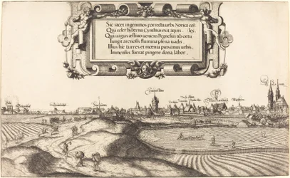 Nürnberg keleti nézete [bal oldali rész], 1552.