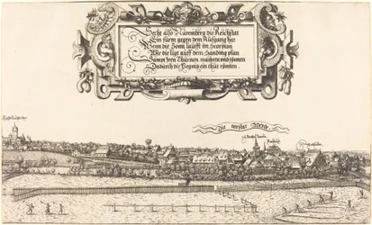 Nürnberg keleti nézete [jobb oldali rész], 1552.