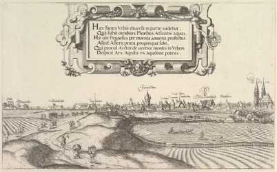 Nürnbergi kilátás, keletre, bal oldali tábla, 1552.