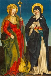 Szent Margit és Szent Ottilia - Inzigkofeni oltár