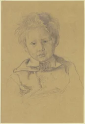 Victor Müller fiának gyermekkori portréja