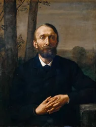 Konrad Fiedler portréja 1841-1895, 1884.