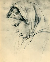 A művész testvére, Agathe, 1866, 1943.