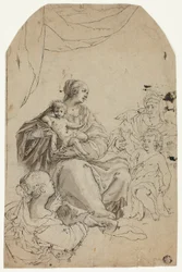 Madonna a gyermekkel, Szent Erzsébettel, Szent Jánossal és Szent Annával