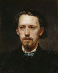 Heinrich Anton Heger portréja 1832-1888, 1861.
