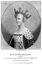 Valois Katalin 1401-1437, V. Henrik király hitvese, 1792